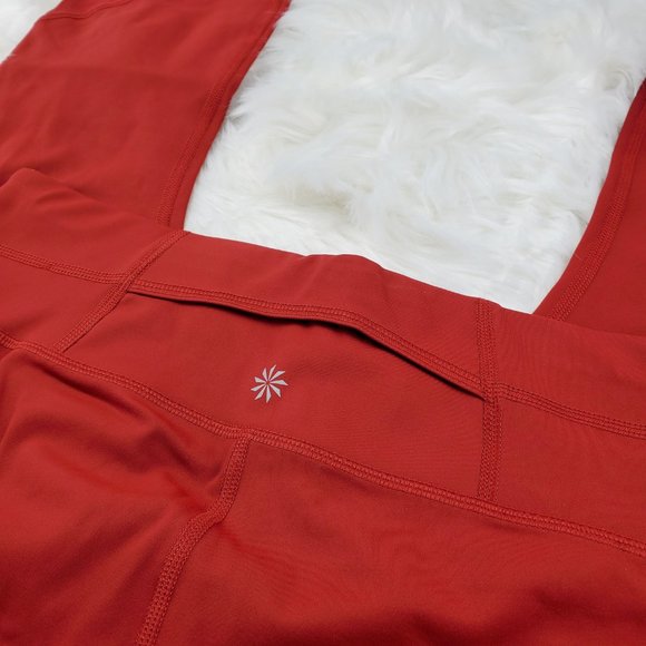 NWOT Athleta Red Aura Sonar Capri Leggings - Picture 5 of 6